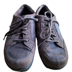 BOC Born Concept Women's Shoes Oxford Brown Leather Lace Up Sz 8.5M